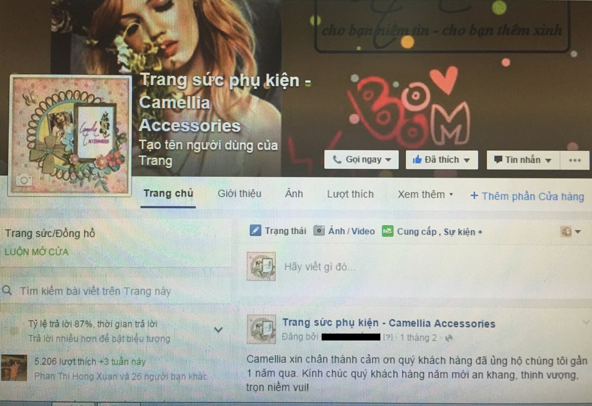 Fanpage bán hàng online của Thanh Vy đã tiêu tốn nhiều triệu đồng tiền quảng cáo trước khi sử dụng dịch vụ thuê Group và tiết kiệm chi phí đáng kể.