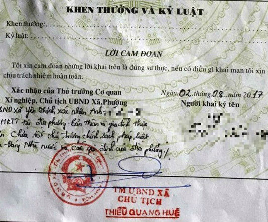 Nam sinh bị trường trả hồ sơ nhập học vì xã phê 'lý lịch xấu'