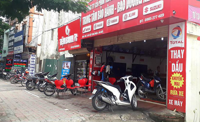 Nghi án bắn người trong tiệm sửa xe ở Hà Nội