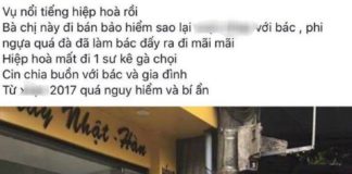 nữ nhân viên bán bảo hiểm