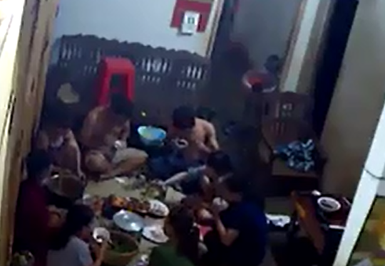 bình gas mini phát nổ