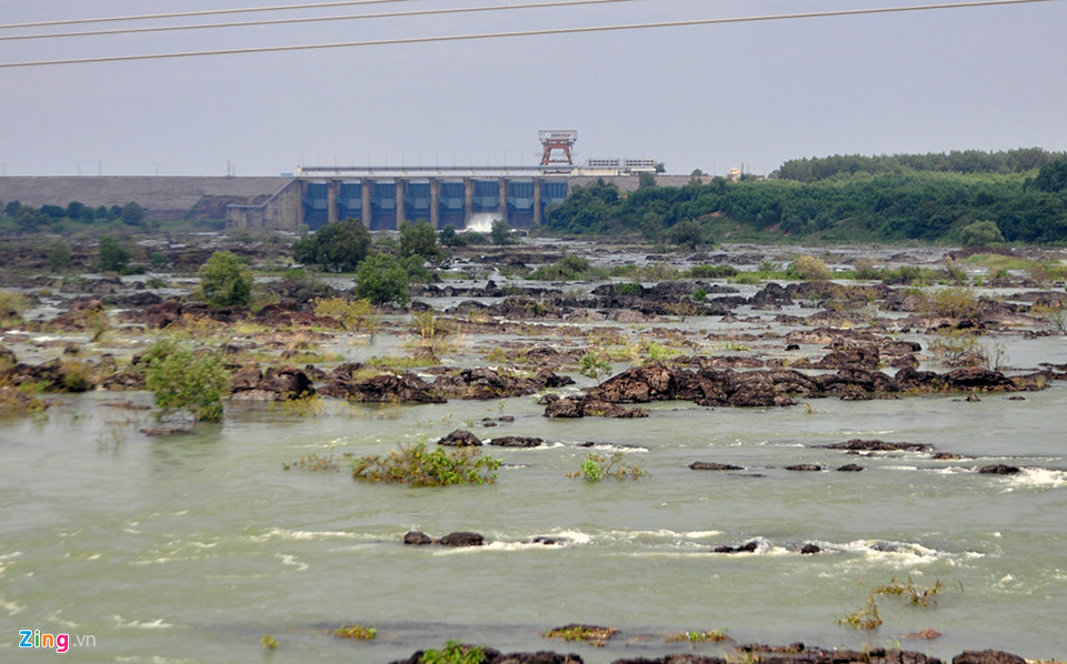 chân đập thủy điện