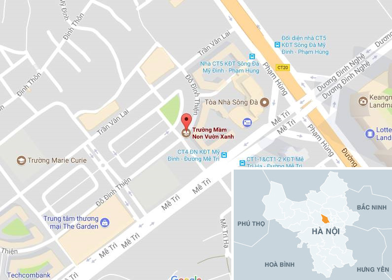 trường mầm non Vườn Xanh