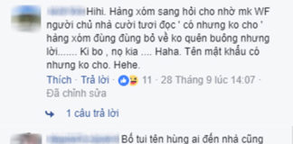 mật khẩu wifi