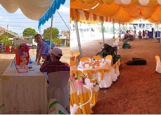 Công an dừng tiệc cưới hàng chục mâm phút chót vì COVID-19