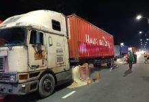 Đi mua bánh canh về ăn tối, 2 mẹ con ch.ế.t th.ảm dưới gầm xe container