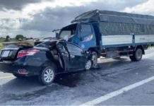 T.ai n.ạn thương tâm: Hai mẹ con cùng tài xế t.ử v.o.ng sau cú va chạm mạnh