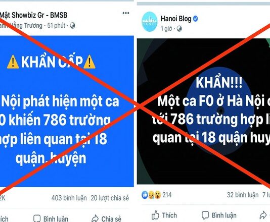 “786 người diện F1, F2 ở 18 quận huyện liên quan ca F0” là suy diễn
