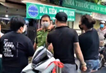 Phạt kịch khung cặp vợ chồng “làm loạn” chốt kiểm dịch ở Hà Nội