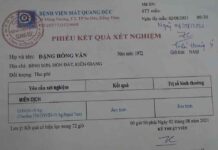Bán phiếu xét nghiệm âm tính giả với giá 30.000 đồng