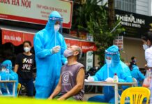 Hà Nội: Hai vợ chồng bán rau quả tại chợ Đại Từ mắc Covid-19