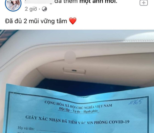 Cô gái khoe tiêm 2 mũi vắc xin Pfizer nhờ ‘xin ông anh’ cán bộ phường