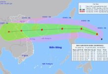 Bão Kompasu sắp vào Biển Đông, dự báo rất mạnh
