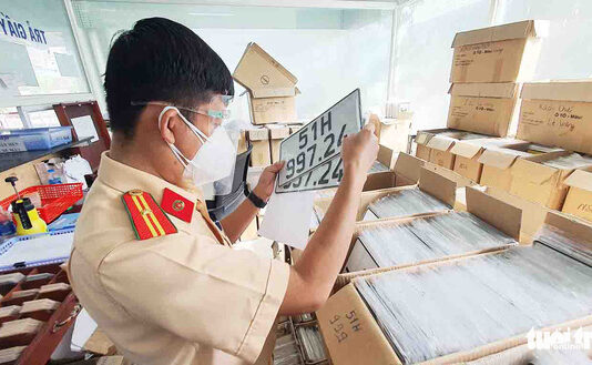 Đấu giá biển số ôtô: Biển số đi theo chủ phương tiện suốt đời