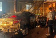 Chồng lái xe tông thẳng vào công ty vợ khiến 1 người chế.t, nhiều người bị thương