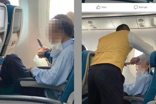 ‘Choáng váng’ khách cầm dao trên chuyến bay, nhiều cơ quan vào cuộc
