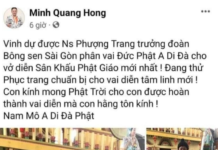 Đoàn Bông Sen Sài Gòn phản hồi vụ Minh Béo “vào vai Đức Phật”