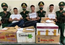 Tóm gọn 3 đối tượng thủ súng K59 “áp tải” 30kg ma túy