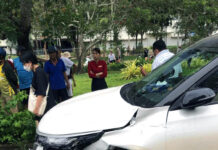 Cô gái say xỉn lái ô tô nổ bung vỏ xe bị xử phạt 70 triệu đồng