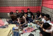 Hàng chục thanh niên làm điều mờ ám trong căn phòng trọ được thiết kế cách âm