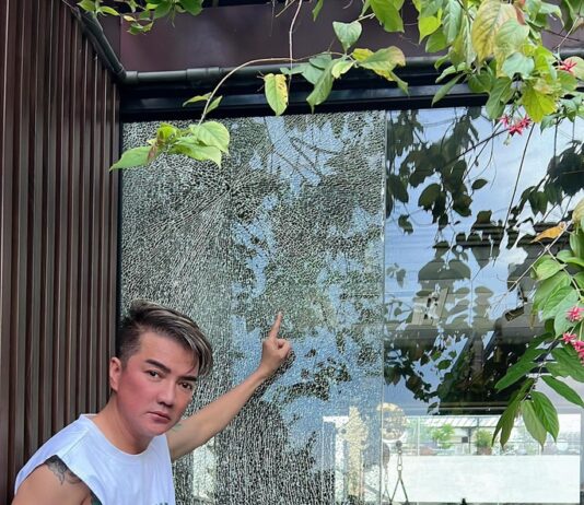 Nhà Đàm Vĩnh Hưng “bị súng hơi bắn vỡ kính”