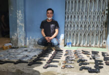 Phá đường dây chế tạo, mua bán vũ khí, công cụ hỗ trợ quy mô lớn ở Kiên Giang