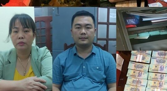 Bắt tạm giam hai vợ chồng tiêu thụ hàng tỉ đồng tiền giả