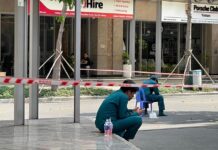 Công an đang phong toả một tòa nhà ở khu Sala, nghi án mạng