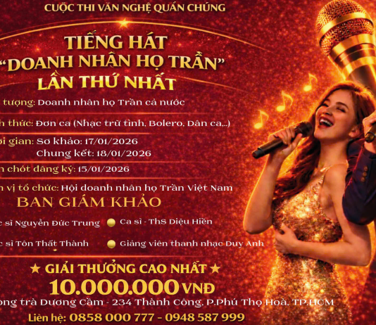 “Tiếng hát Doanh nhân họ Trần” lần thứ nhất: Sân chơi nghệ thuật gắn kết cộng đồng doanh nhân