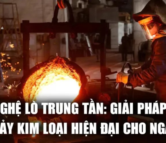 Công nghệ lò trung tần: Giải pháp nấu chảy kim loại hiện đại cho ngành đúc