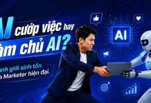 AI cướp việc hay làm chủ AI? Ranh giới sinh tồn của Marketer hiện đại