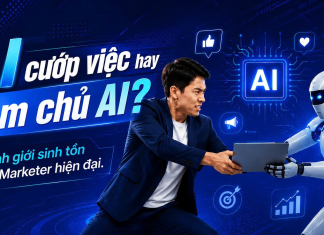 AI cướp việc hay làm chủ AI? Ranh giới sinh tồn của Marketer hiện đại